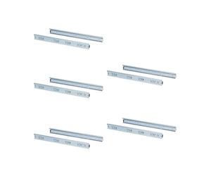 Emuca 3043605 Paire de coulisses/glissières à billes sortie totale 45mm x 500mm pour tiroir, Lot de 5