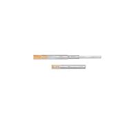 Emuca 3049505 Paire de coulisses/glissières à billes sortie totale et fermeture amortie 45mm x 350mm pour tiroir