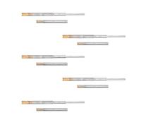 Emuca 3051305 Paire de coulisses/glissières à billes sortie totale et fermeture amortie 45mm x 450mm pour tiroir, Lot de 5