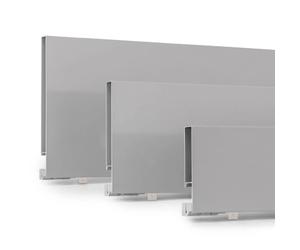 Emuca 3170325 Tiroir extérieur Vertex 40 kg hauteur 93 mm, Profondeur 350, Peint en aluminium, Acier.