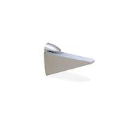 Emuca 4009225 Halcon Lot de 2 Supports pour étagère d'épaisseur 8-40 mm Finition Peint Alu