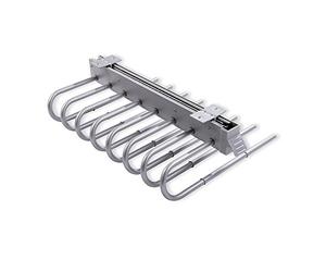 Emuca 7085825 Self Porte-pantalons extractible pour armoire montage à gauche, Chromé