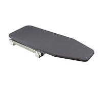 Emuca 8080020 Table à repasser, pliante et extractible, pivotante, pour le meuble Iron 180, en acier et en bois, Gris