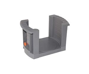 Emuca 8934021 Porte-vaisselle réglable/extensible pour assiettes de diamètre 187mm à 308mm, Gris Anthracite