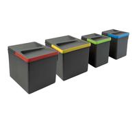 Emuca Bacs de Tri pour Tiroir de Cuisine - 36 L Gris