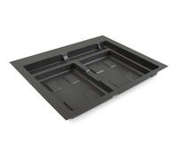 EMUCA Base pour bacs de tri Recycle - Gris anthracite
