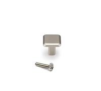 Emuca - Boutons pour meuble, Poignée pour meuble, Zamak, Chromé, Set de 25
