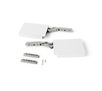 Emuca - Compas pour portes relevables Altius Lift, Relevable 1840-5200 (high), Acier et plastique, Blanc