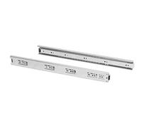 Emuca - Paire de coulisses à billes pour tiroirs à sortie totale 45 mm Longueur 60 cm Zingué G