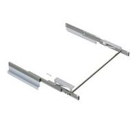 Coulisses pour table à rallonge et relevable Oplà Folding+39 M120- Inox brossé - Aluminium