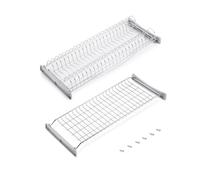 Emuca - Égouttoir Suspendu Suprastar pour Assiettes et Verres, Largeur intérieur Module 660-670mm, chromée, Acier