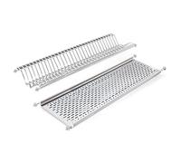 Emuca - Égouttoir Suspendu pour Assiettes et Verres, Largeur 90cm, largeur intérieur module 835 - 870mm, Acier Inoxydable