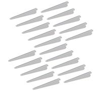 Lot de 20 supports étagère Jagmet longueur 470 mm pour profil à perforation double et pas de 32 mm - 7909012