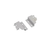 EMUCA Équerres L pour réhausse tiroir 141 mm - Blanc - Paire