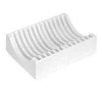 Kit de rangement pour assiettes, 13 assiettes maximum, plastique, blanc