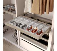 Emuca Kit d'organisateur de tiroirs et cadre de coulissage soft close, Module 900mm, Gris pierre