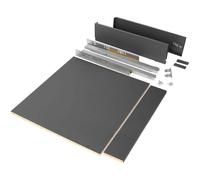Emuca Kit tiroir Vertex – 93 mm module 60 cm, panneaux inclus, fermeture amortie, anthracite