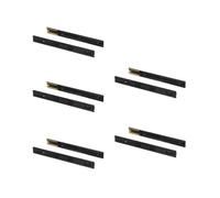 Emuca Lot de 5 jeux de Coulisses pour tiroirs, roulement à billes, hauteur 45mm, profondeur 400mm, sortie totale, fermeture amortie,