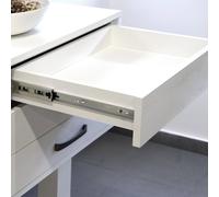 5 paires de coulisses pour tiroirs, à billes, sortie totale, fermeture amortie, L 400 mm Zingué G