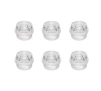 Lot de 6 butées de porte cylindriques adhésives -fixation au sol EMUCA