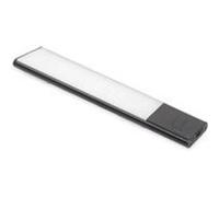 Emuca Luminaire LED Kaus Black rechargeable par usb avec capteur tactile, 240mm, Peint en noir, Plastique et Aluminium Peint en noir G