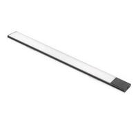 Emuca - Kaus Black USB rechargeable LED applique murale avec capteur tactile de proximité, 400mm, noir, plastique et aluminium