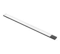 Emuca Luminaire LED Kaus Black rechargeable par usb avec capteur tactile, 600mm, Peint en noir, Plastique et Aluminium Peint en noir G