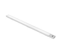 Emuca Luminaire LED Kaus - rechargeable par USB avec interrupteur, L 600 mm, anodisé mat