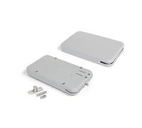 Emuca - Mécanisme pour portes abattant Miniwinch avec cache, 14 kg, Acier et plastique, Gris