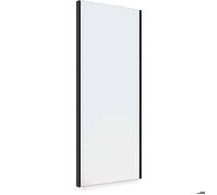 Emuca - Miroir extractible pour l'intérieur de l'armoire, Miroir intérieur réglable pour Armoire, 340 x 1000 mm, Peint en Noir texturé