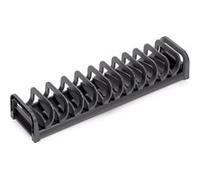 Emuca Support de plaque pour tiroir 120x470 mm Gris anthracite Aluminium et plastique