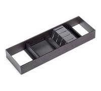 Porte-couteau pour tiroir Orderbox - 150x470mm - Gris - Acier et bois EMUCA