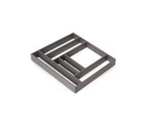Emuca Organisateur de tiroirs Alumount 600x500 – Séparateur, Aluminium, Gris anthracite