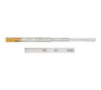 Emuca 4301805 Paire de coulisses/glissières à billes sortie totale et fermeture amortie 45mm x 450mm pour tiroir