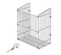 Emuca – Panier à linge incliné pour module 450 mm – Chromé, Acier