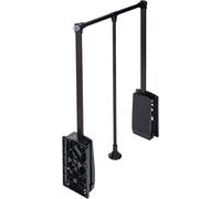 Emuca Penderie rabattable d'armoire - Noir