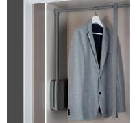 Emuca Penderie rabattable d'armoire - Titane