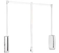 Emuca Penderie rabattable pour armoire - Blanc