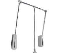 Penderie escamotable Hang mural - charge 12kg - chromé EMUCA