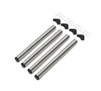 Lot de 4 pieds de table diamètre 60mm, H710mm - EMUCA - 20345