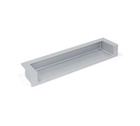 Emuca - Poignée pour meuble Modena, entraxe 128 mm, L137mm, Peint en aluminium, Zamak, 10 u