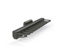 Emuca - Porte cravates latéral extractible pour placard Quartz, Plastique et Aluminium, Titane