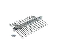 Emuca - Porte-pantalons extractible pour armoire, range-pantalon coulissant pour 11 pantalons, acier chromé 7086411