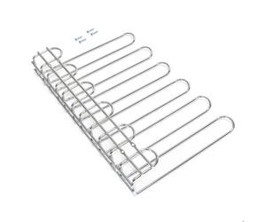 Emuca Porte-verres pour meubles Supra 5 rangées longueur 320mm Acier Chromé