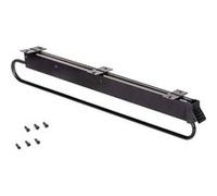 Emuca Porte-vêtements extractible Self pour armoire grande profondeur 800 mm acier et plastique Noir