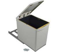 Poubelle de tri sélectif - couvercle automatique - 1 bac de 16 litres EMUCA