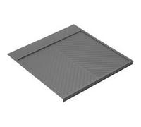 Emuca - Protecteur fond module cuisine, Tapis protecteur M60, 568 x 580 mm, épaisseur 16 mm, Plastique, Gris antracite