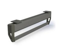 Emuca Quartz - Tringle penderie escamotable - Titane - 460 mm