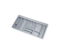 Range-couverts - recoupable - plastique gris - 936x482 mm EMUCA