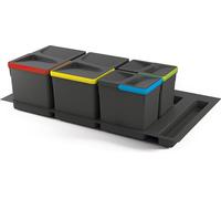 Emuca Set de rangement avec base recyclable pour tiroir de cuisine Taille unique